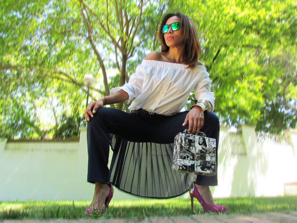 JUMPSUIT-enterizo-mono-negro-palabra-de-honor-denny-rose-jumpsuit-sombrero-panama-hat-cinturon-oscar-de-la-renta-bolso-coco-angienewlook-angie-reyn-pink-pumps