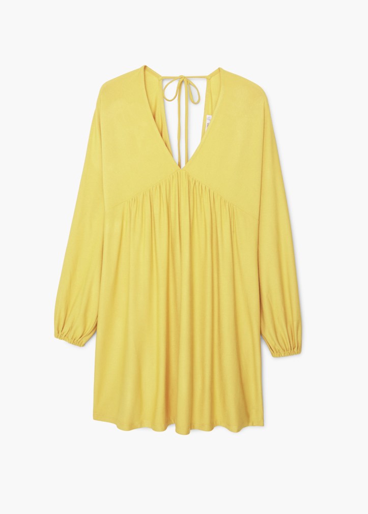 vestido de mango-vestido amarillo-primavera-verano 2016-angie-angienewlook