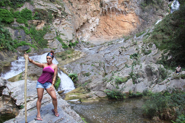 salto del caburni, caburni waterfall, becca bathingsuit, swimsuit, angienewlook, valle de los ingenios