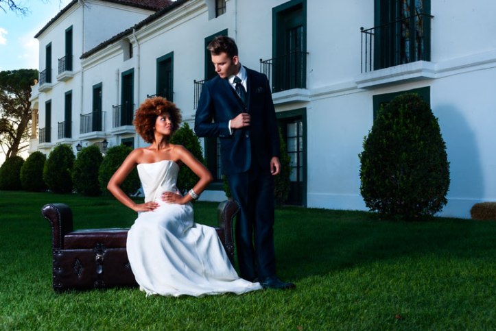 arquimedes llorens novia, haute couture, paco cecilio suit, groom tuxedo,angienewlook stylist
