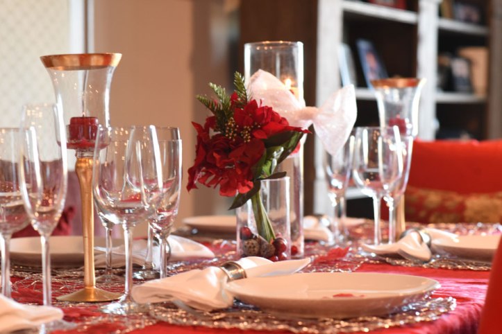 xmas decor, xmas table, christmas table, festive decoration