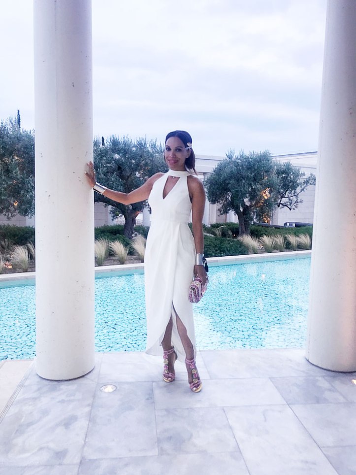 wrapping-dress-bangles-estilo-griego-colorful-shoes-color-blocking-shoes