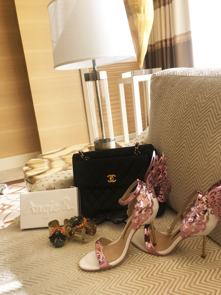chanel-vintage-handbag-sophia-webster-batterfly-sandals-las-vegas-nevada