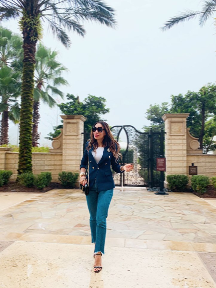 rag-and-bone-blazer-balmain-blazer-ysl-sandals-four-season-hotel-orlando-dolce-and-gabbana