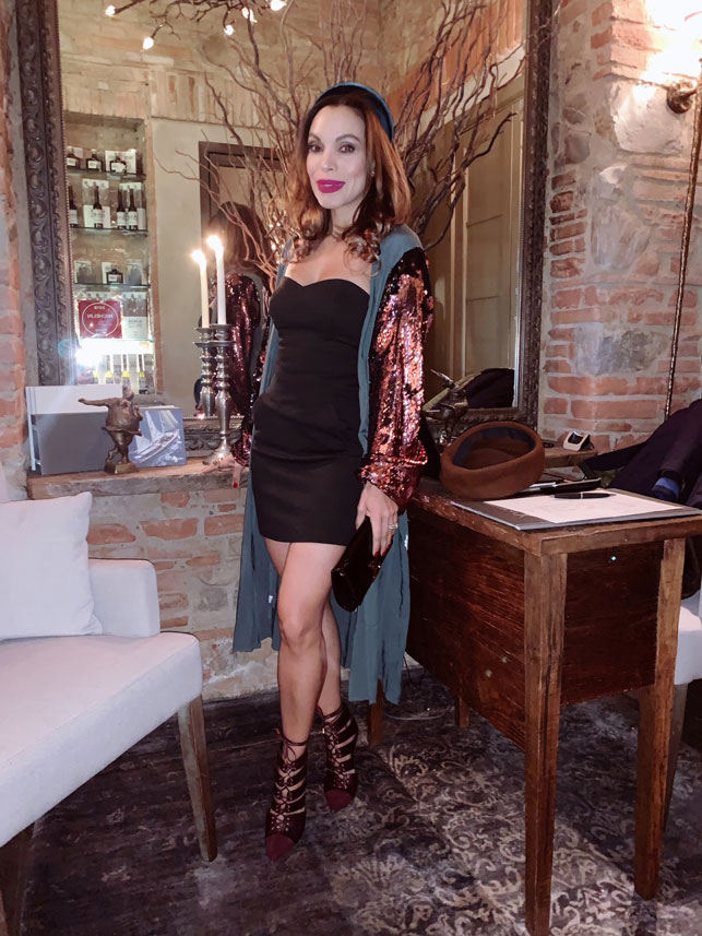max-azria-dress-tom-ford-shoes-la-bottega-del-buon-cafe-florence