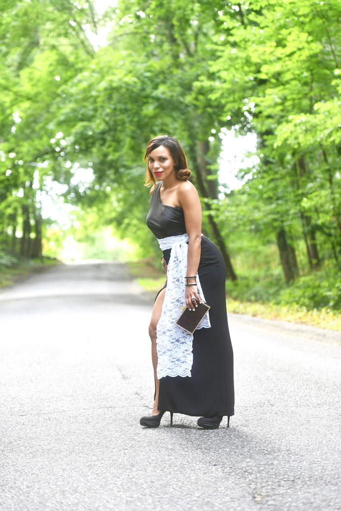 long-dress-black-and-white-blanco-y-negro-long-island